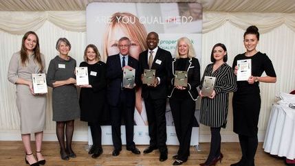 Qualification award winners at House of Lords