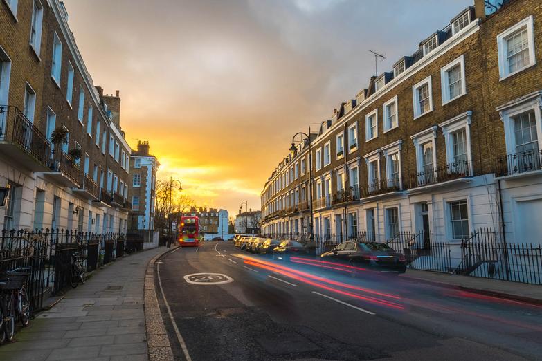 View of street in London