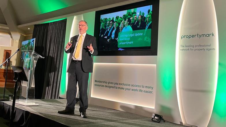 Robert Bolwell speaking at Propertymark's Midland Conference 2022