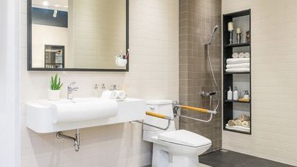 Bathroom for disabled or elderly