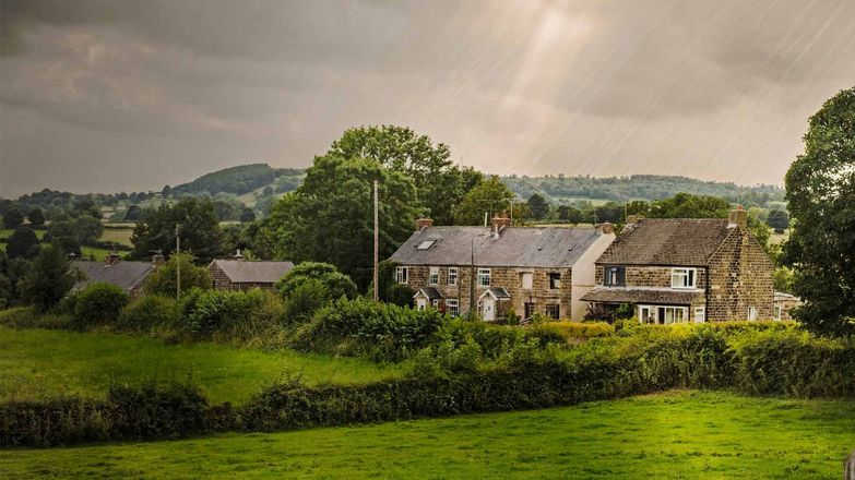 Derbyshire based cottages in the rain