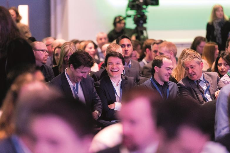 Conference delegates in audience
