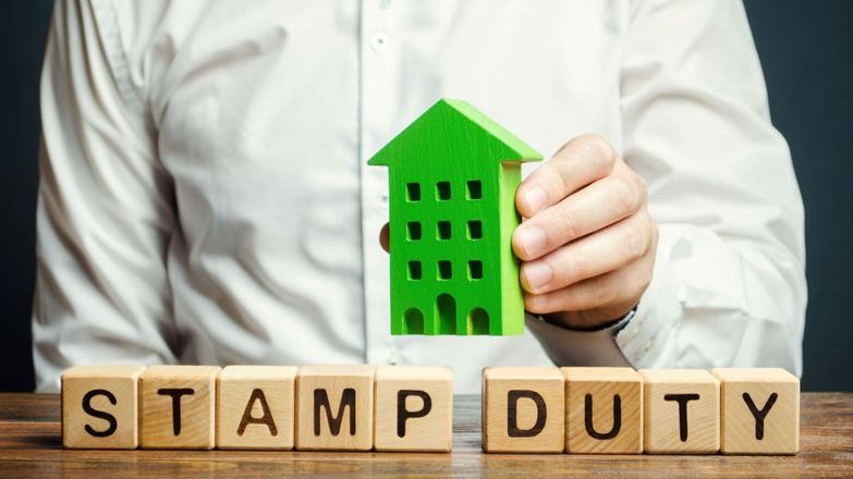 Stamp Duty written in wooden blocks