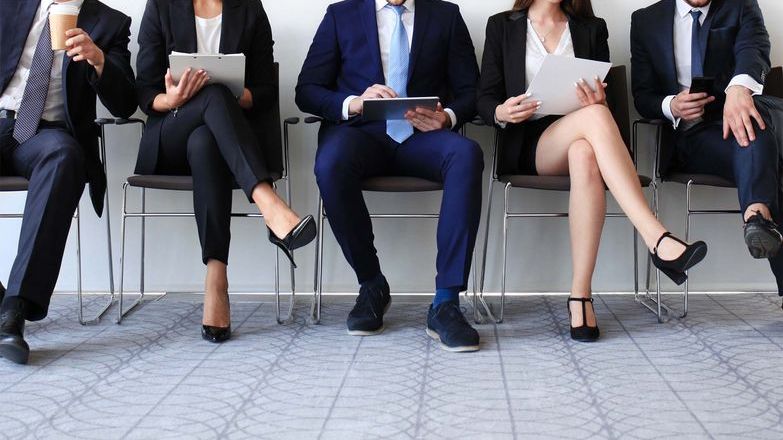 Candidates waiting for Job interview