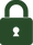 Green padlock icon
