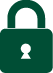 Green padlock icon