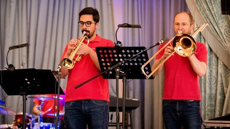 Presidents' Dinner 2019, brass duo.jpg