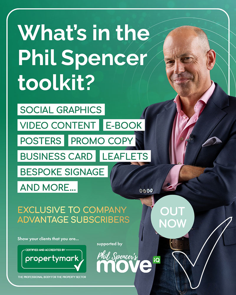 Graphic featuring Phil Spencer and highlighting the assets within the marketing toolkit on offer