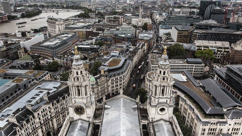 London St Paul's Cathedral aerial view.jpg