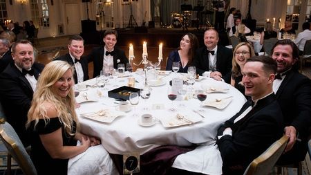 Presidents' Dinner 2019, Natasha Barrow and guests.jpg