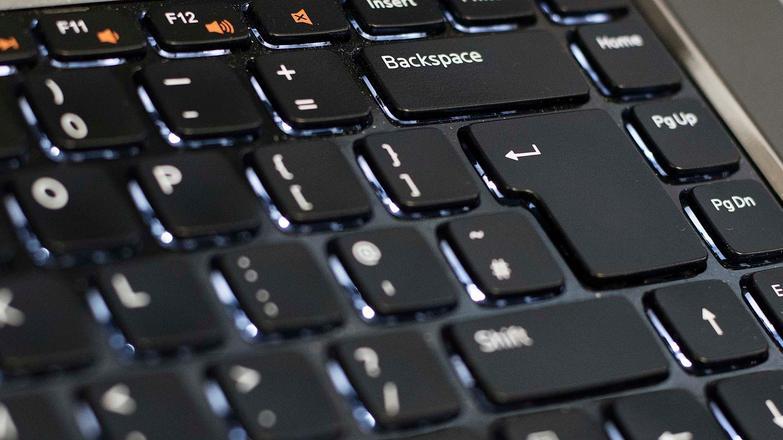 Computer keyboard close up