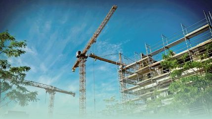 PA, Cranes apartment construction.jpg