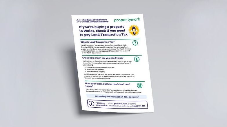 Welsh Revenue Authority Land Transaction Tax leaflet