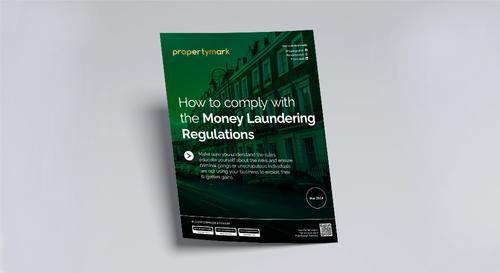 Front cover of Propertymark's How to comply with the Money Laundering Regulations