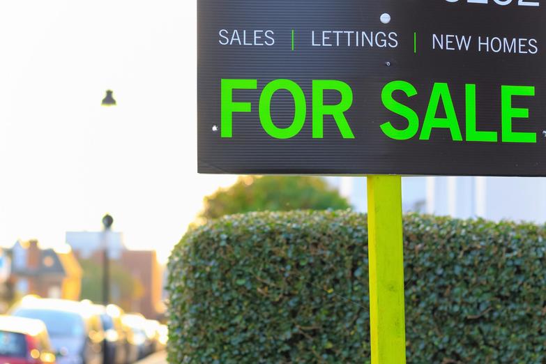 Estate agent's for sale sign