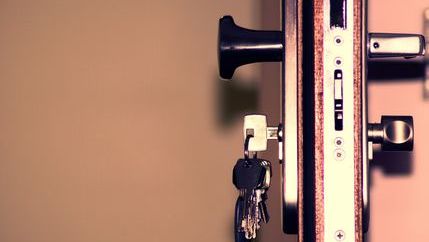 Key in the door