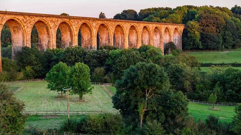 Cefn Mawr Viaduct in Wrexham Wales