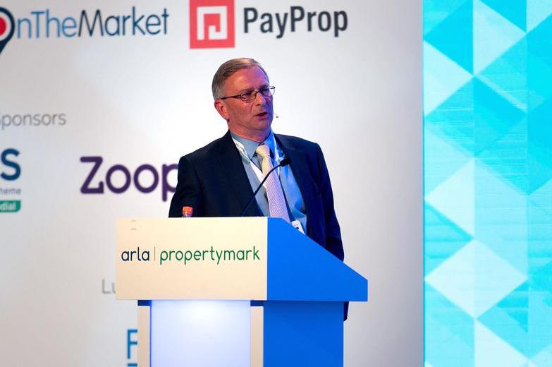 Robert Bolwell speaking at ARLA Propertymark Conference 2019
