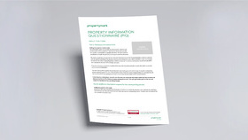 Propertymark Professional Information Questionnaire for sales