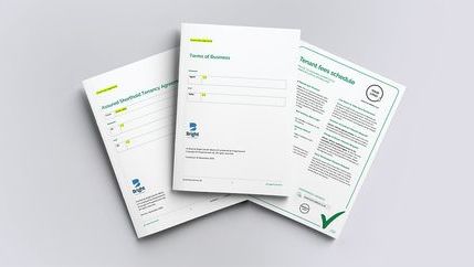 A selection of Propertymark forms and templates