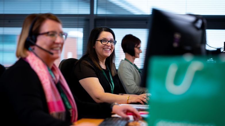 Propertymark team working at desk