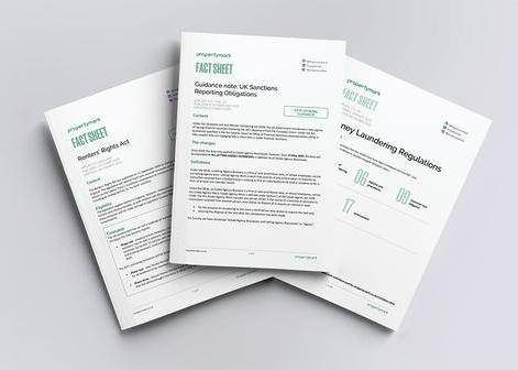 Propertymark fact sheets stacked