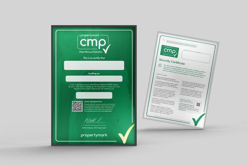 Client Money Protection certificates displayes in frames