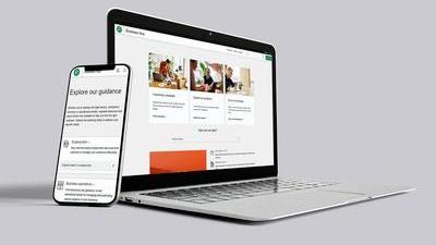 Propertymark Business Hub webpage on tablet device 