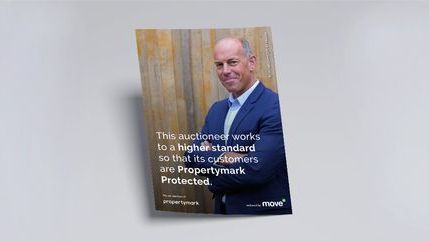 Propertymark Protected leaflets for auctioneers featuring Phil Spencer